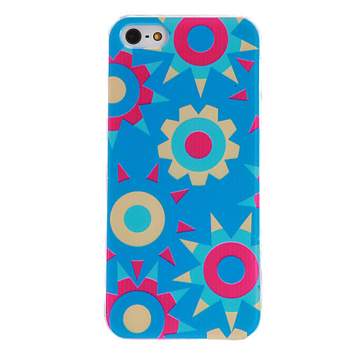 Корпус жесткого подсолнечника Pattern с прозрачным Рамка для iPhone 5/5S