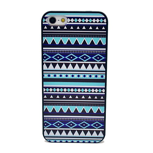 Синие полоски Рисование Футляр Pattern для iPhone 5/5S