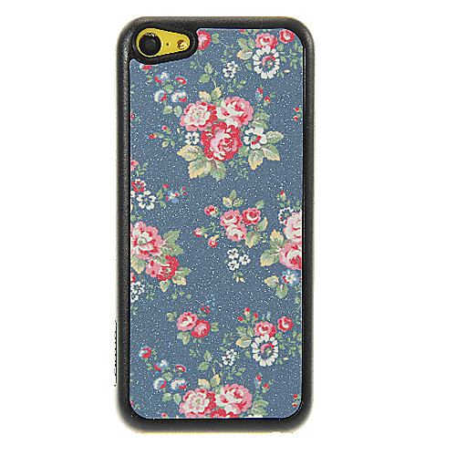 Мерцающий ПК Футляр Классические Blooming Пионы Шаблон для iPhone 5C