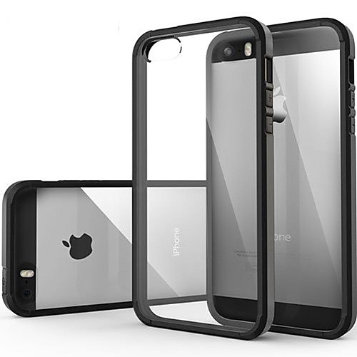 Ультра прозрачная задняя крышка Крышка для iPhone 5/5S (разных цветов)