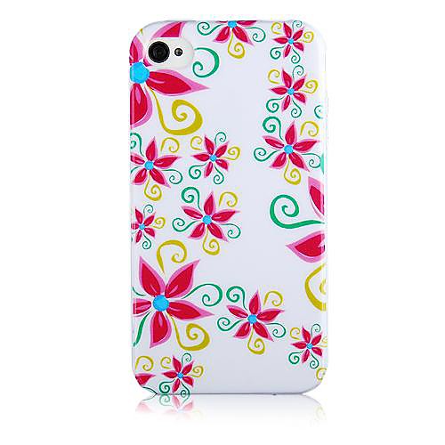 Morning Glory Pattern Силиконовый мягкий чехол для iPhone5/5S