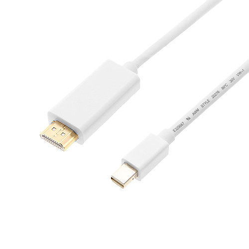 1,8 Mini DisplayPort DP к кабелю HDMI для MacBook Pro воздуха (белый, 1,8 м)