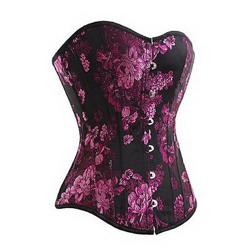 Women's Cotton Hook & Eye Overbust Corset - Floral, Print Purple L XL XXL / Going out / Club / Sexy
Women's Cotton Hook & Eye Overbust Corset - Floral, Print Purple L XL XXL / Going out / Club / Sexy