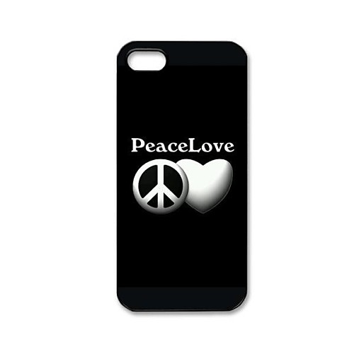 Дело Peace Love Pattern пластиковые Футляр для IPhone 5/5S