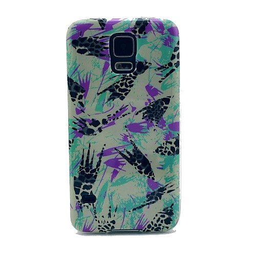 Leopard Рисунки Pattern ТПУ Мягкая обложка чехол для Samsung Galaxy I9600 S5