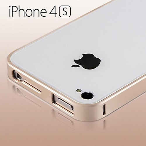 New thin Luxury Hard Aluminum Metal Frame Bumper Case for iPhone 4/4S(Assorted Colors)