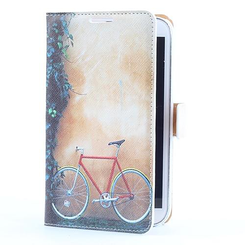 Велосипедов Стиль PU кожаный чехол с карт памяти и ПОВ по Samsung Galaxy Note II N7100