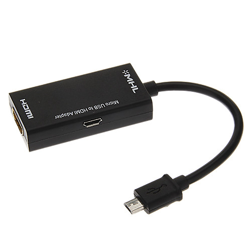 Micro USB 5P к HDMI HDTV адаптер для мобильных телефонов