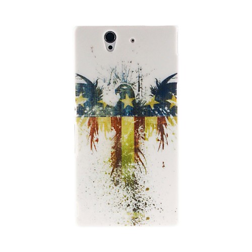 Дело Кинстон American Eagle Pattern пластиковые Жесткий для Sony L36h (Xperia Z)