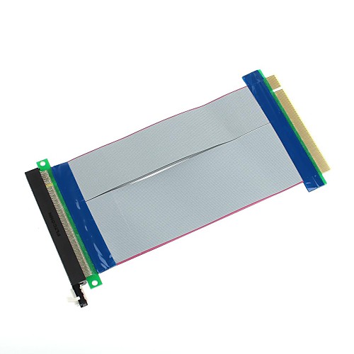 HuoLongWang GTX02 PCI-E 1X мужчина к PCI-E 16X Женский Кабель-адаптер - (20 см)