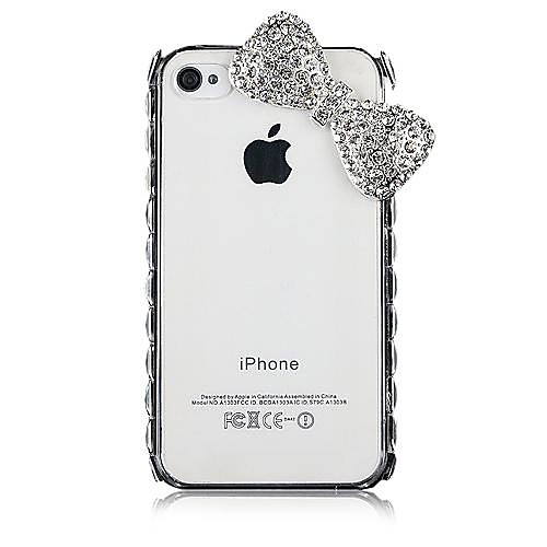 Bowknot Rhinestone Pattern чехол для iPhone4/4S