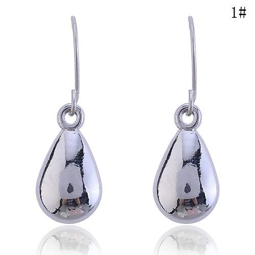 LuremeSimple Teardrop Shape Alloy Earrings(Assorted Color)