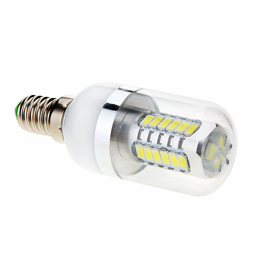 e14 9w 27x5630smd 680-760lm 5500-6500K холодный белый привело кукурузы фонари (AC 85-265)