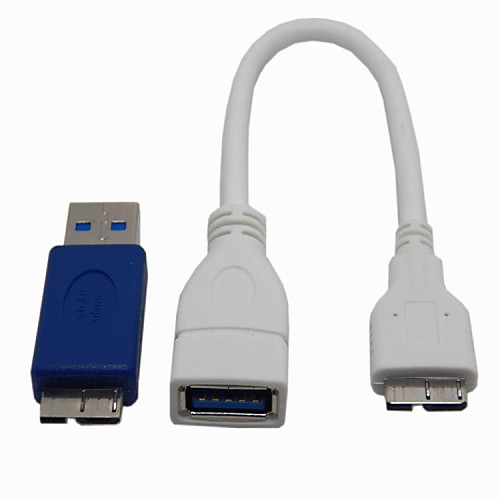 Micro B USB3.0 OTG Кабельный и USB-адаптер для Samsung Galaxy Примечание 3 N9000 S5 i9600