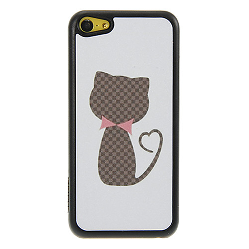 Вернуться Pattern котенка Мерцающий Футляр ПК для iPhone 5C