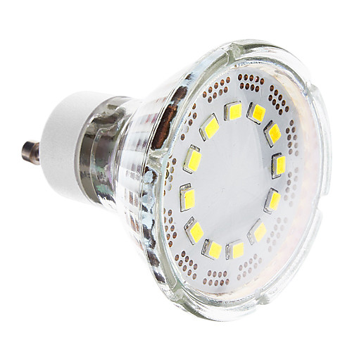 GU10 1W 12x2835SMD 120-140LM 6000-7000K холодный белый свет Светодиодные пятно лампа (220)