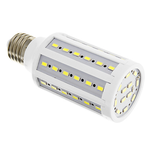 E27 12W 60x5630SMD 1200LM 6000K холодный белый свет мозоли СИД лампа (220)