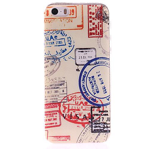 Футляр Stamp Pattern ПК для iPhone 5/5S