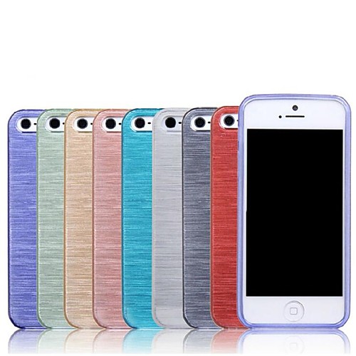 Solid Color Brushed TPU Soft  Case for iPhone 6 (Assorted Colors)