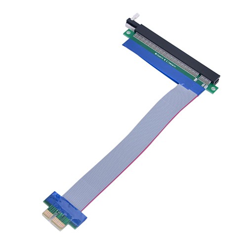 PCI Express PCI-E 1X мужчина к 16-кратной Женский Riser Card Extender ленты кабель для 1U / 2U шасси (15 см)