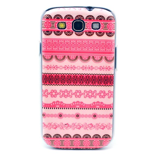 Довольно Цветочный Племенной Pattern Ковер Твердый переплет чехол для Samsung Galaxy S3 I9300