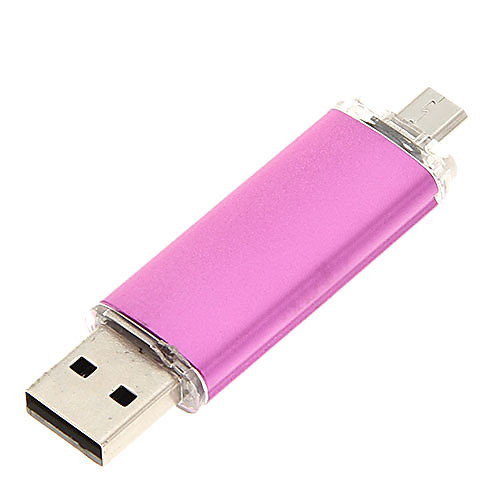 16gb круто блеск USB / микро USB OTG флэш-накопитель