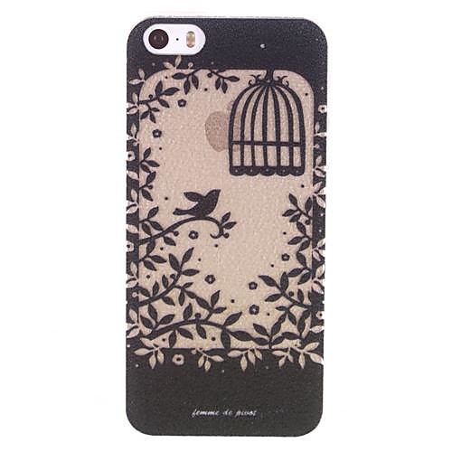 Футляр Птица и Bird Cage Дизайн ПК для iPhone 5/5S