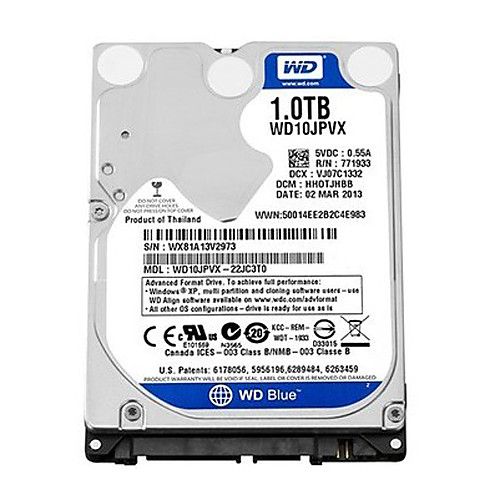 Western Digital WD10JPVX SATA3 1T 2,5-дюймовый жесткий диск для ноутбуков внутренний жесткий диск