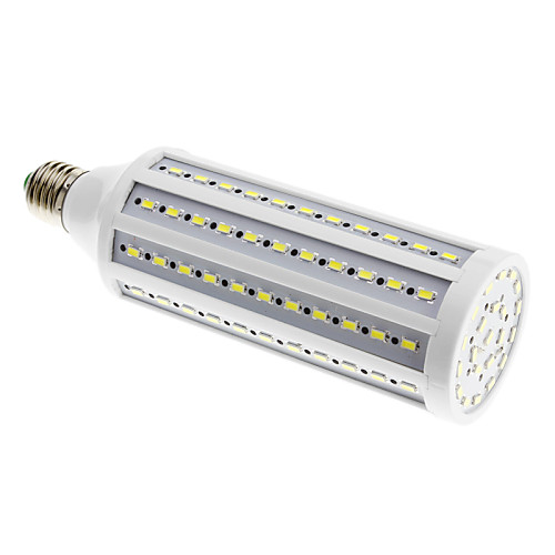 E27 25W 132x5630SMD 2000LM 6000K холодный белый свет мозоли СИД лампа (AC220-240V)