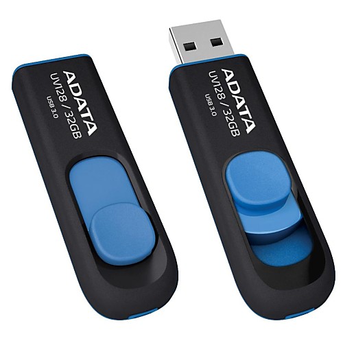 ADATA ™ uv128 32gb USB 3.0 флэш-флэш-накопитель без шапки скольжения