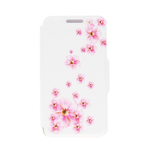 Kinston Peach Blossom Pattern PU Leather Full Body Case with Stand for LG G3