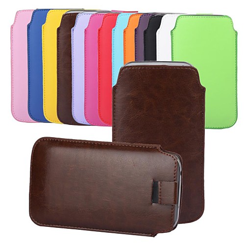 Angibabe Pull Tab Leather Skin Pouch Pocket Leather Case for iPhone 6 Case 4.7 inch