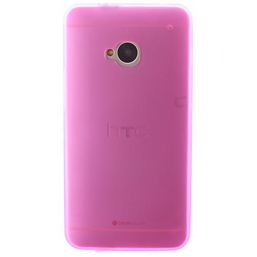 Pure Color конструкции TPU мягкий чехол для HTC One М7 (разных цветов)