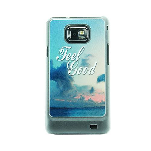 Кожа вен Pattern море и облака Футляр для Samsung Galaxy S2 I9100