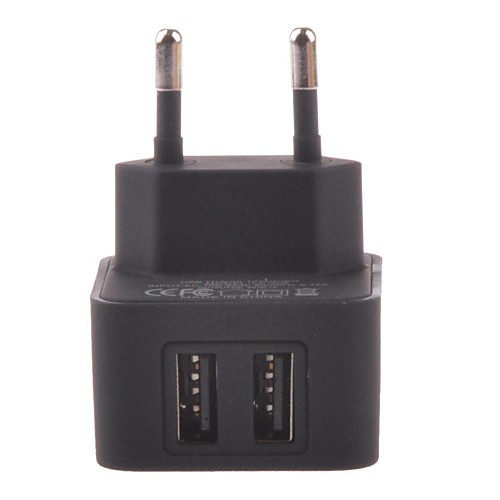 Dual USB зарядное устройство адаптер для iPhone / IPad / Samsung / HTC / LG (ЕС Plug)