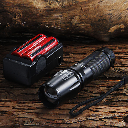 Ultrafire CREE XM-L T6 LED фонарь (2200LM), зарядное устройство и 2 аккумуляторные батарейки 18650