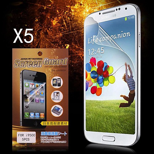 Защитный HD-экран протектор для Samsung Galaxy S4 i9500 (5 шт)