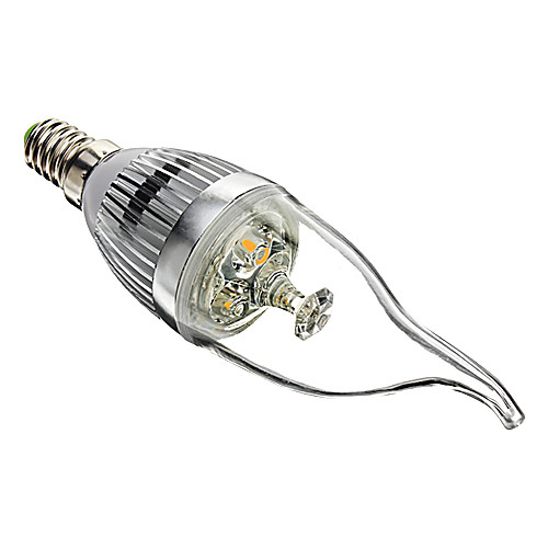 E14 3W DIP LED 400-450LM 3000K теплый белый свет Светодиодные свечи лампы (110)