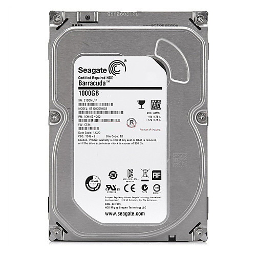 Внутренний Жесткий Диск, Seagate ST1000DM003 SATA3 3.5 1TB