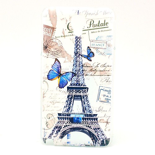 Бабочка и Эйфелева башня Pattern Жесткий задняя крышка Крышка для Samsung Galaxy Note 3 Lite