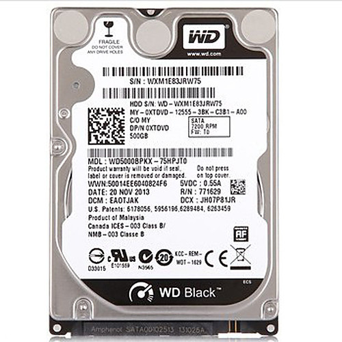 Western Digital WD5000BPKX SATA3 500G 2.5-дюймовый жесткий диск для ноутбуков внутренний жесткий диск