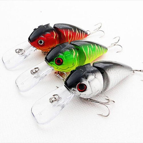 Горячая продажа 8.5cm/14g Topwater Жесткий прибалты Crankbait Блесны (5шт) случайный цвет