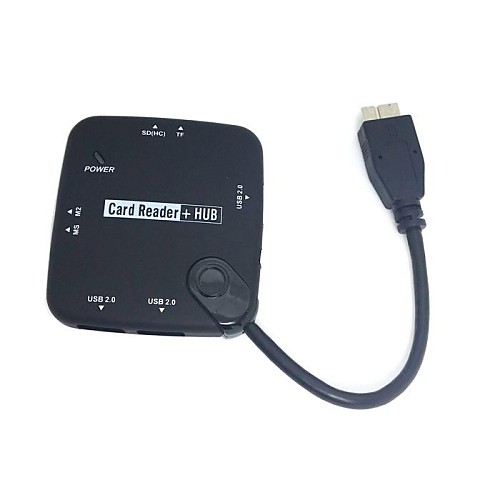 OEM USB 3.0 SD MS TF Card Reader КИТ OTG С 3 портовый USB-концентратор для Samsung Galaxy Примечание 3 N900 N9000 & S5 i9600