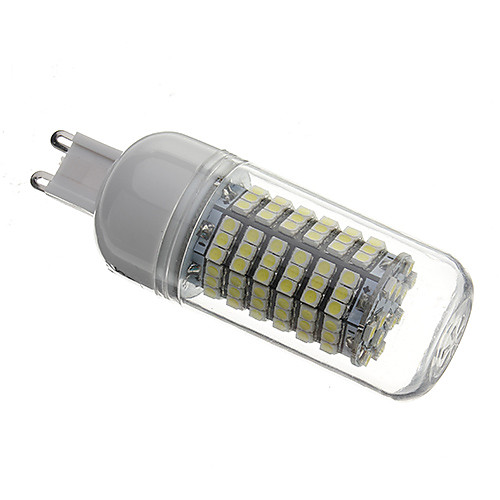 G9 138x3528SMD 5W 410-440LM 6000-6500K Белый свет Природный с крышкой мозоли СИД лампы (220)