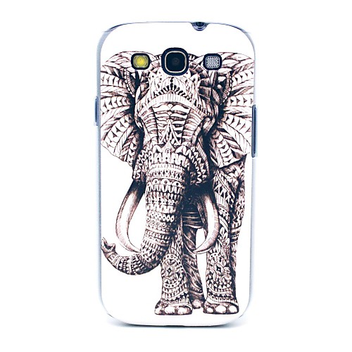 Слон Племенной Pattern Ковер Твердый переплет чехол для Samsung Galaxy S3 I9300