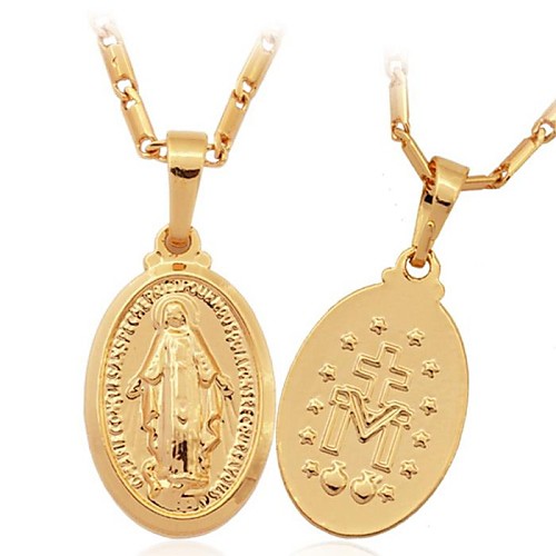 u7 18k позолоченный Иисус Христос колье кулон образок ожерелье христианское религиозное подарок ювелирных изделий