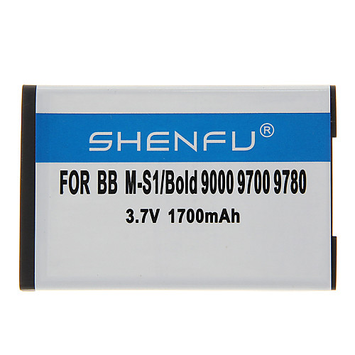 Shenfu 1700mAh батареи мобильного телефона для BlackBerry M-S1/Bold 9000 9700 9780