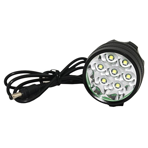 Marsing M70 7 х CREE XM-L T6 3-Modes 8000lm WhiteLED свет велосипеда / Фара передняя - черный (6 х 18650 в комплекте)