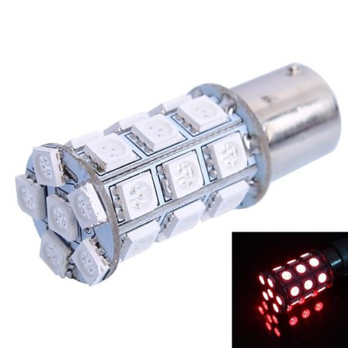 1156 6W 540LM 27x5050 SMD красный светодиод для автомобиля стоп-сигнал (12 В, 1шт)