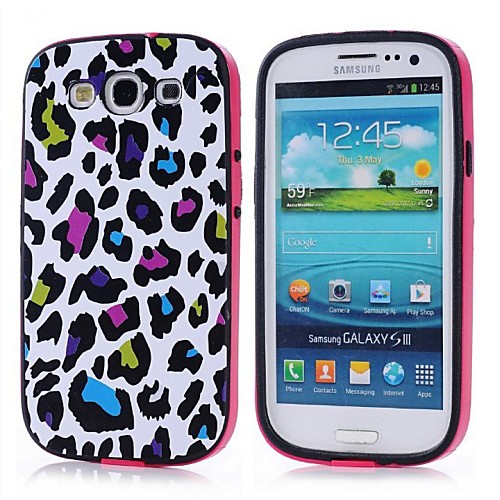 Leopard Pattern ТПУ  PC 2-в-1 Твердый переплет Чехол для Samsung Galaxy S3 I9300